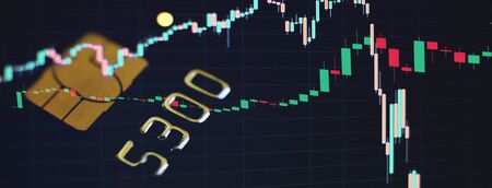 Various type of financial and investment products in Bond market. i.e. REITs, ETFs, bonds, stocks. Sustainable portfolio management, long term wealth management with risk diversification concept.の写真素材