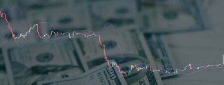financial instruments with various type of indicators including volume analysis for professional...