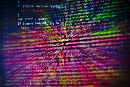 html web design code for developers and designersの写真素材