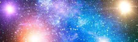 Deep space. High definition star field background . Starry outer space background texture . Colorful Starry Night Sky Outer Space backgroundの写真素材