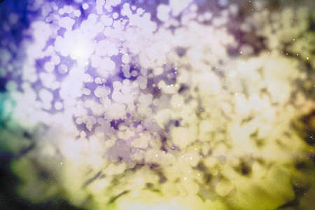 Christmas lights. Gold Holiday New year Abstract Glitter Defocused Background With Blinking Stars...