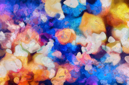 Abstract colorful watercolor for background. space hand painted watercolor background. abstract...