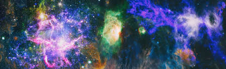 planets, stars and galaxies in outer space showing the beauty of space exploration.の写真素材