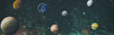 Sun, mercury, Venus, planet earth, Mars, Jupiter, Saturn, Uranus, Neptune. Solar system planet,...