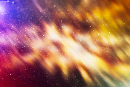 Christmas festive background. Blurred Christmas background, festive Christmas multicolor bokeh...