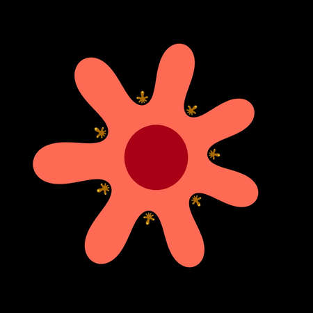 Abstract Computer generated Fractal design. Abstract magic glowing swirl transparent light effect. Fractals are infinitely complex patternsの写真素材