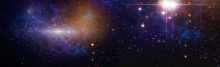 Nebula and galaxies in space. Space many light years far from the Earth.の写真素材