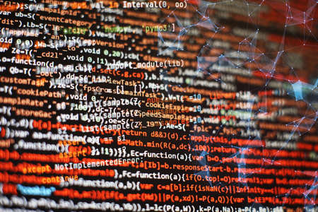 Software development. Computer science lesson. Mobile app building. Coworkers team in modern office.の写真素材