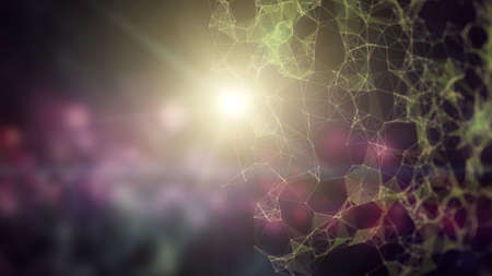 Futuristic technology background. Blue hi-tech background.