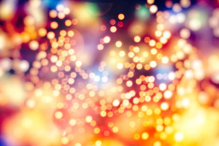 Abstract bokeh background. Christmas and New Year feast bokeh background with copyspace. Festive...