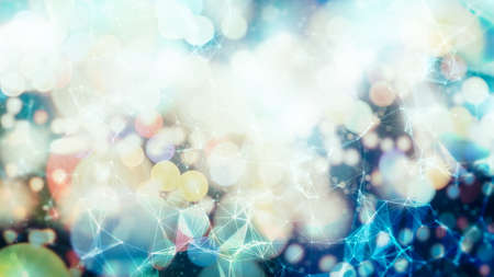 Technology network background. Modern technology network background concept. Futuristic technology