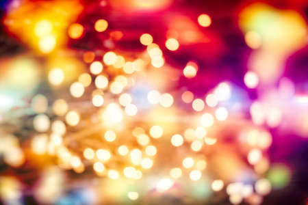 Abstract bokeh background. Christmas and New Year feast bokeh background with copyspace. Festive...
