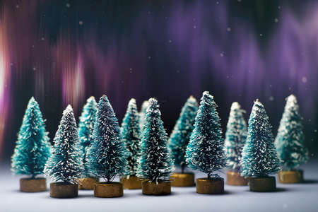 Merry Christmas and Happy New Year. A New Year's background with New Year decorations.の写真素材