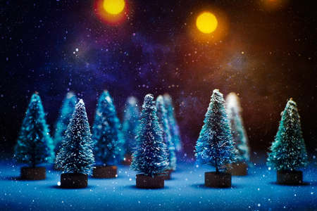 Merry Christmas and Happy New Year. A New Year's background with New Year decorations.の写真素材