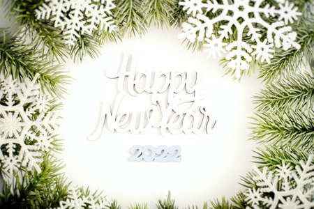 Christmas, winter, new year concept. Flat lay, top view, copy space, Winter holidays, New Year.