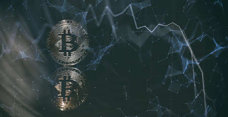 data on a monitor which including of Market Analyze. Bar graphs, Diagrams, financial figures. Forex...