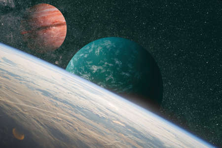 High quality space background.の写真素材