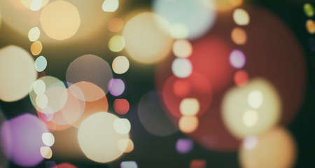 Christmas wallpaper decorations concept.holiday festival backdrop: sparkle circle lit celebrations...