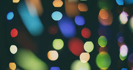 Abstract bokeh background. Christmas and New Year feast bokeh background with copyspace. Festive...