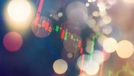 Stock or business market analysis concept. Business financial or stock market background.