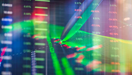 Data analyzing from charts and graph to find out the result in the trading market.