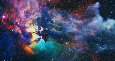 High quality space background. explosion supernova. Bright Star Nebula. Distant galaxy. Abstract image.の写真素材