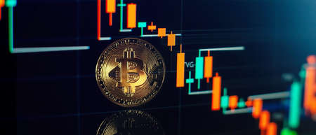 BTC Financial Growth Chart. BTC Cryptocurrency Bitcoin. Good investment in cryptocurrencies....