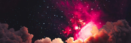 fantasy in high resolution ideal for wallpaper.の写真素材