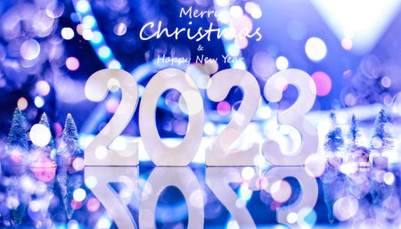Christmas or New years eve; holiday background , Winter xmas holiday theme. Christmas tree on green...