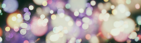 vintage Magic Background With Color Festive background with natural bokeh and bright golden lights. Vintage Magic background with colorful bokeh.の写真素材