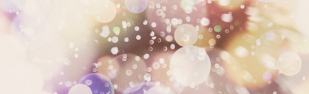 Color Festive background with natural bokeh and bright golden lights. Vintage magic background