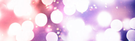 Colored abstract blurred light glitter background layout design can be used for background concept or festival backgroundの写真素材