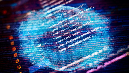 programming code on computer screen. software development. Writing program code on computer.の写真素材