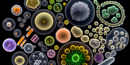 microbes and viruses to study their structure and evolution Generativeの素材