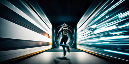 Teleportation and other means of rapid movement. Generativeの素材