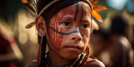 Delving into the mystical traditions of indigenous communities Generativeの素材