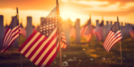 Memorial Day, remembering the fallen soldiers around the world Generativeの素材