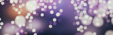 Elegant abstract background with bokeh defocused lightsの写真素材
