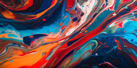 marble texture with bold colors and swirls. Generativeの素材