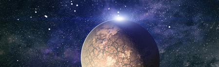 planets, stars and galaxies in outer space showing the beauty of space exploration.