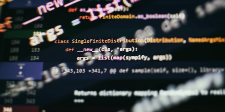 Source code photo. technology background.の写真素材