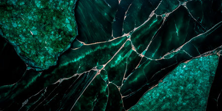 Green marble background top view of natural tiles stoneの素材