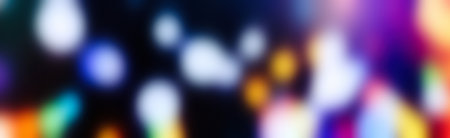 Defocused abstract background with bokeh defocused lightsの写真素材