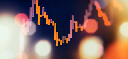 Business and financial concepts and reports, abstract technology communicationの写真素材