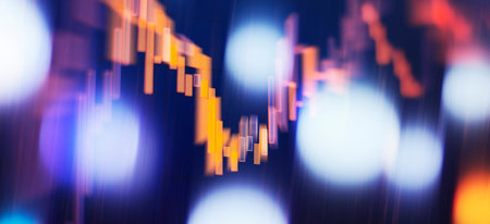 Business and financial concepts and reports, abstract technology communicationの写真素材