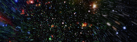 planets, stars and galaxies in outer space showing the beauty of space exploration.