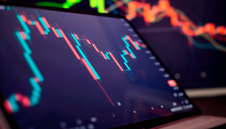 The business plan at the meeting and analyze financial . Workingの写真素材