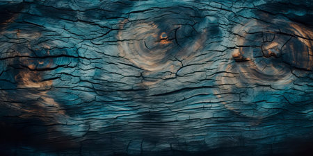 charred wood table texture, symbolizing resilience and natural beauty. Generative AIの素材