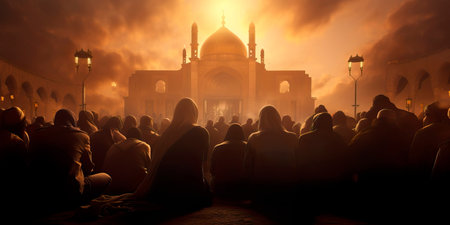 hands folded in prayer expressing hope, humility and gratitude.の素材