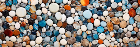 marble background with a mosaic-like arrangement of stone ceramic pieces forming a breathtaking design.の素材